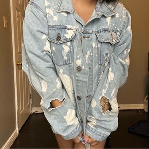 Destroyed Denim Jacket